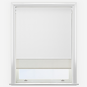 Double Roller SunVue Porcelain & Cream