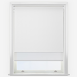 Double Roller SunVue Porcelain & White