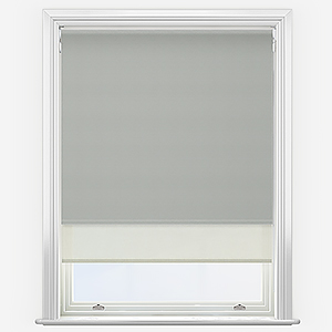 Double Roller Supreme Blackout Linen & Cream