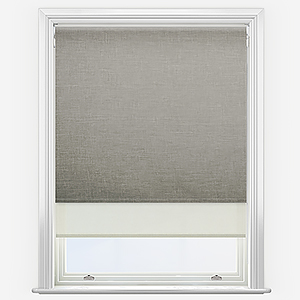Double Roller Voga Blackout Dove Grey & Cream