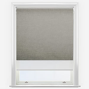 Double Roller Voga Blackout Dove Grey & White
