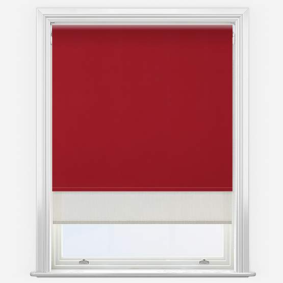 Double Roller AquaLuxe SunVue Lava & Cream Double Roller Blind