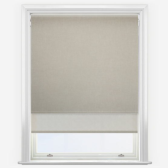 Double Roller Artivis Blackout Natural & Natural Double Roller Blind