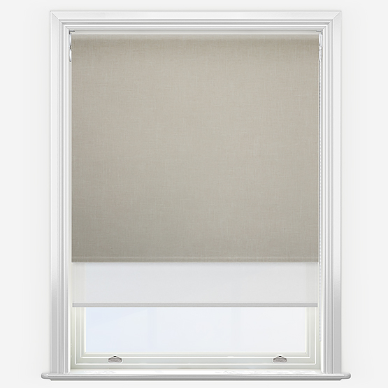 Double Roller Artivis Blackout Natural & White Double Roller Blind