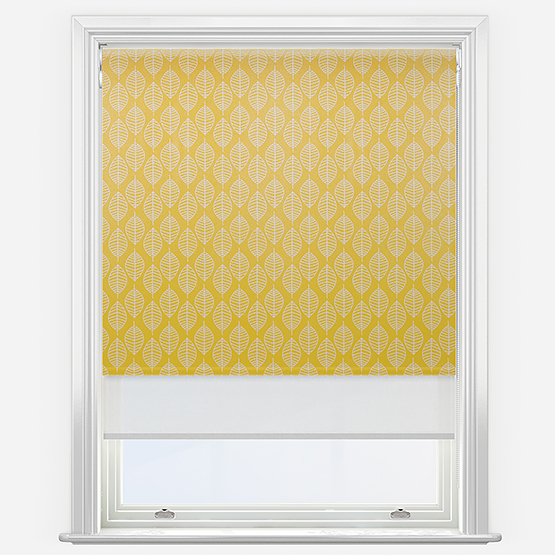 Double Roller Boheme Summer White Double Roller Blind