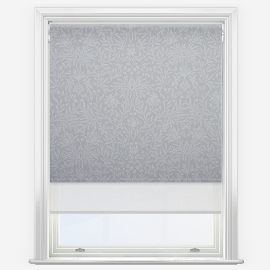 Double Roller Florence Cathedral Grey & White Double Roller Blind