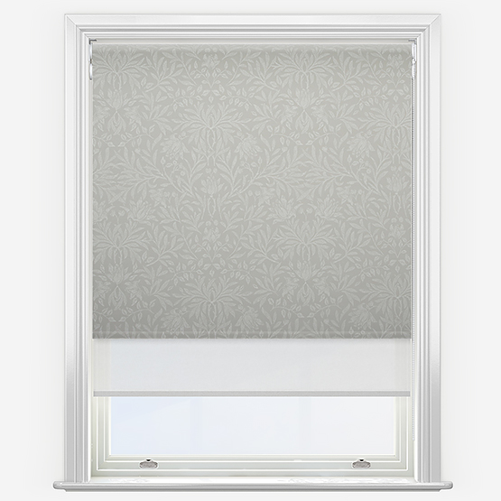 Double Roller Florence Tapestry Beige & White Double Roller Blind