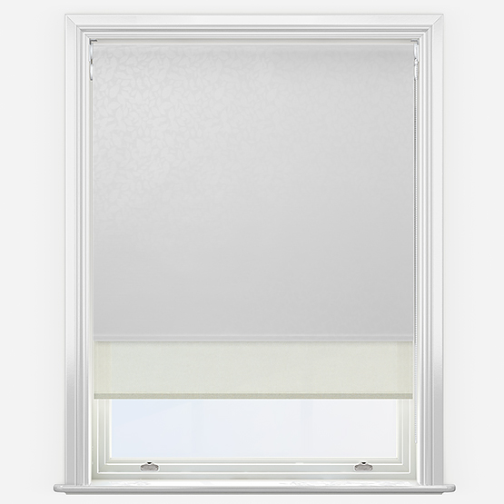 Double Roller Isla Whisper & Cream Double Roller Blind