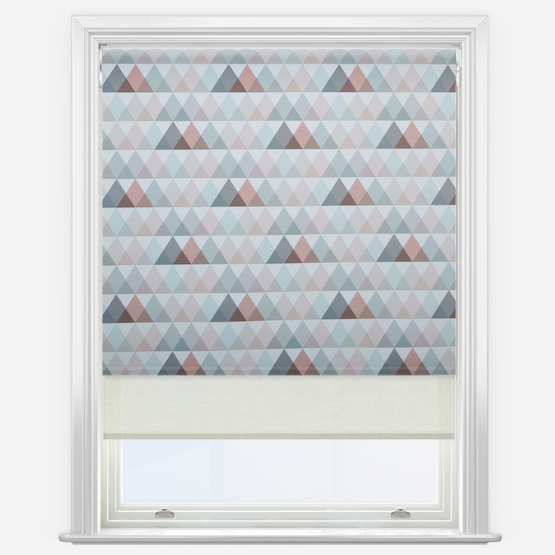 Double Roller Polygon Sorbet & Cream Double Roller Blind