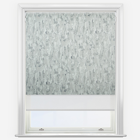 Double Roller Reveroe Basalt & White Double Roller Blind