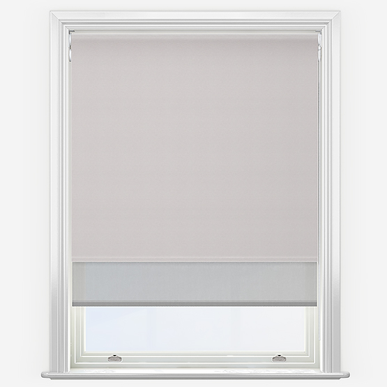 Double Roller SunVue Pebble & Dove Grey Double Roller Blind
