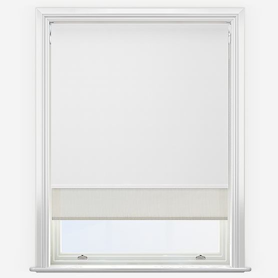 Double Roller SunVue Porcelain & Cream Double Roller Blind