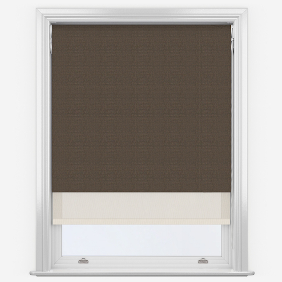 Double Roller SunVue Taupe & Cream Double Roller Blind