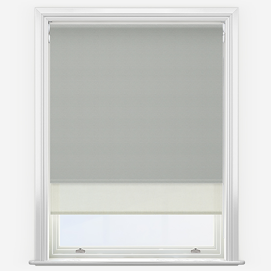 Double Roller Supreme Blackout Linen & Cream Double Roller Blind