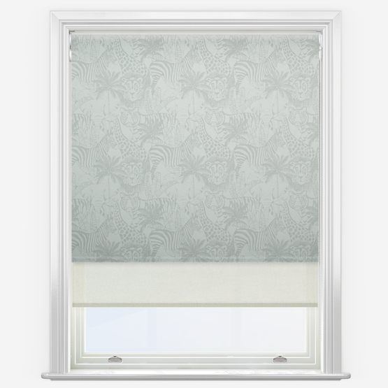 Double Roller Wild Thing Safari & Cream Double Roller Blind