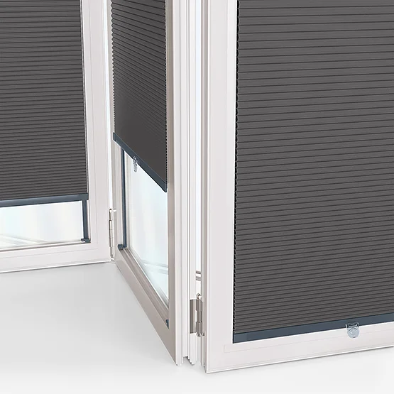 Luna Graphite stickfit_pleated