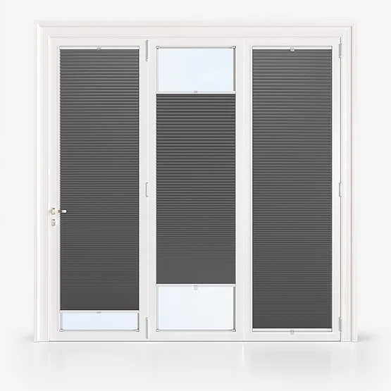 Luna Graphite stickfit_pleated