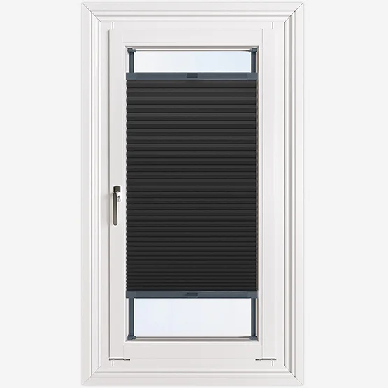 ThermoCell Blackout Jet Black stickfit_pleated