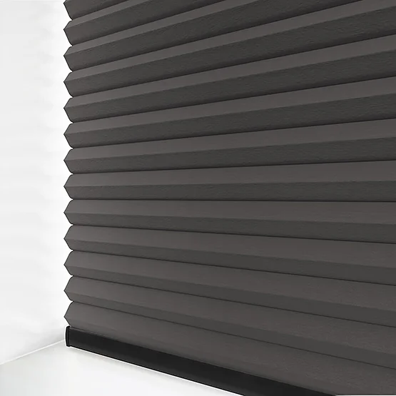 Double Sided EcoCell Blackout Espresso pleated