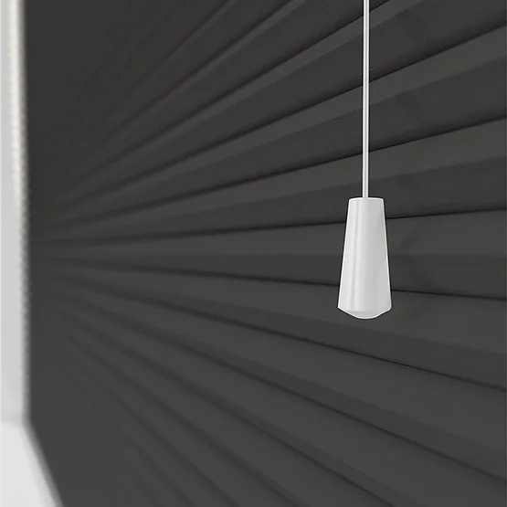 Double Sided EcoCell Blackout Espresso pleated