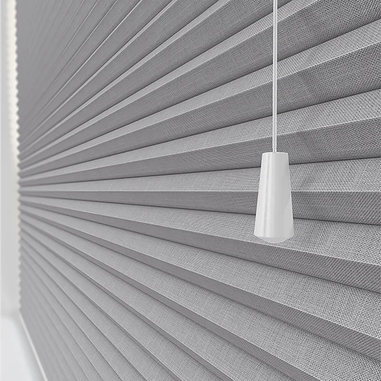 Leniro Dove Grey pleated