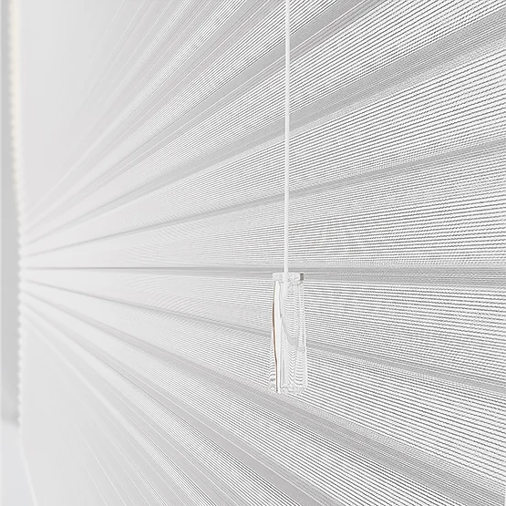 SheeroCell Voile White pleated