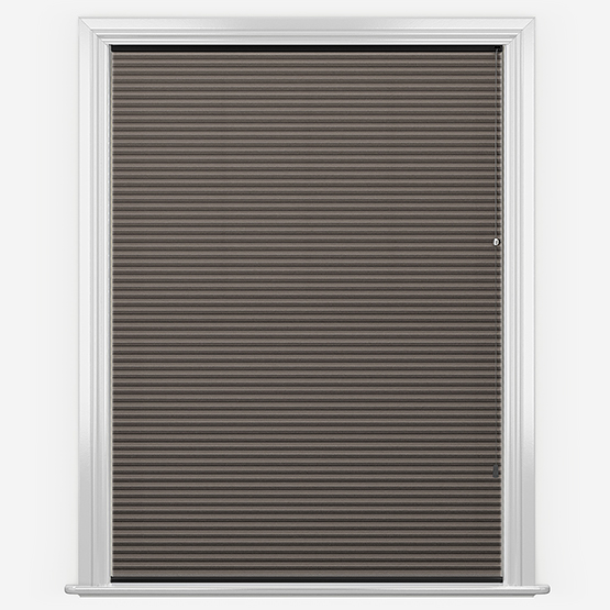 Luna Walnut Pleated Blind