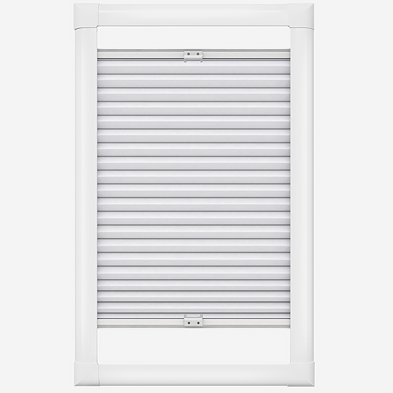 Astral Blackout Frost White Perfect Fit Pleated Blind