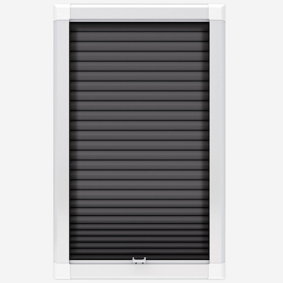 Luna Charcoal Perfect Fit Pleated Blind