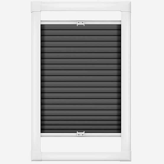 Luna Charcoal Perfect Fit Pleated Blind