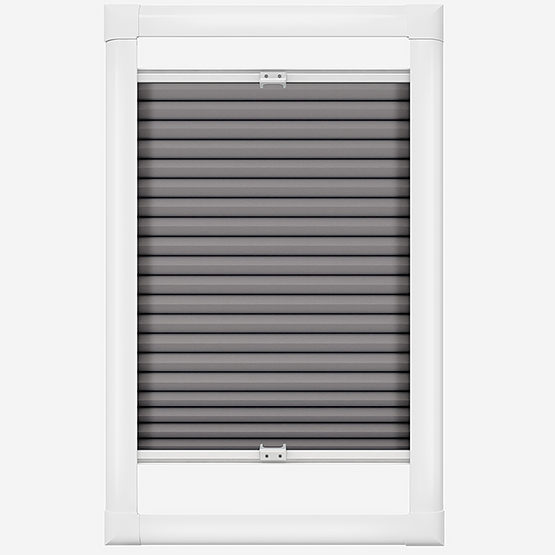 Luna Graphite Perfect Fit Pleated Blind