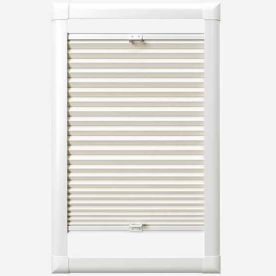 AquaCell Blackout Oatmeal Perfect Fit Pleated Blind