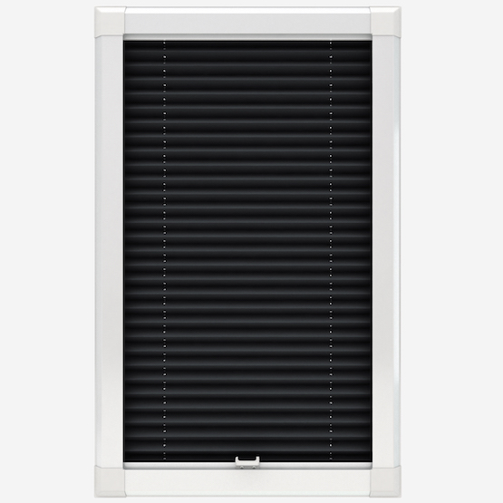 Dresden Jet Black Perfect Fit Pleated Blind