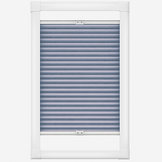 Dresden Sky Blue Perfect Fit Pleated Blind