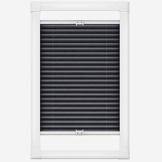 Dresden Slate Grey Perfect Fit Pleated Blind
