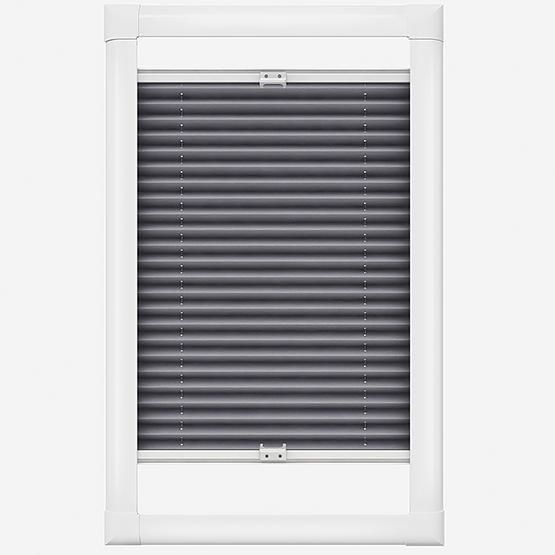 Dresden Storm Grey Perfect Fit Pleated Blind