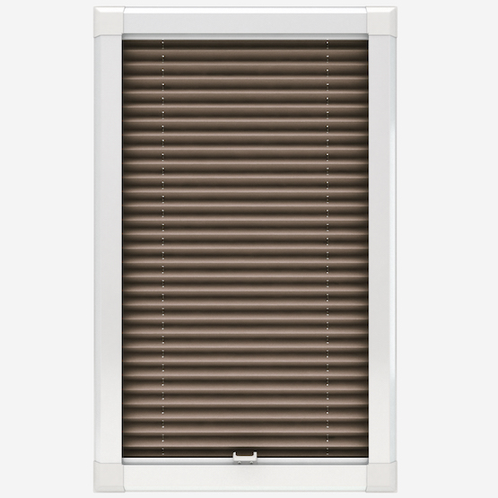 Dresden Tan Perfect Fit Pleated Blind