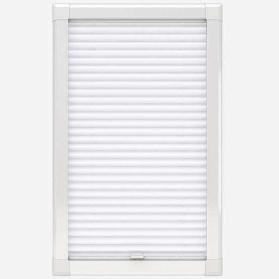 Dresden White Perfect Fit Pleated Blind