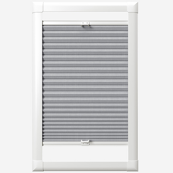 Leniro Dove Grey Perfect Fit Pleated Blind