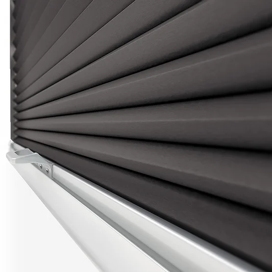 Double Sided EcoCell Blackout Espresso perfect_fit_pleated