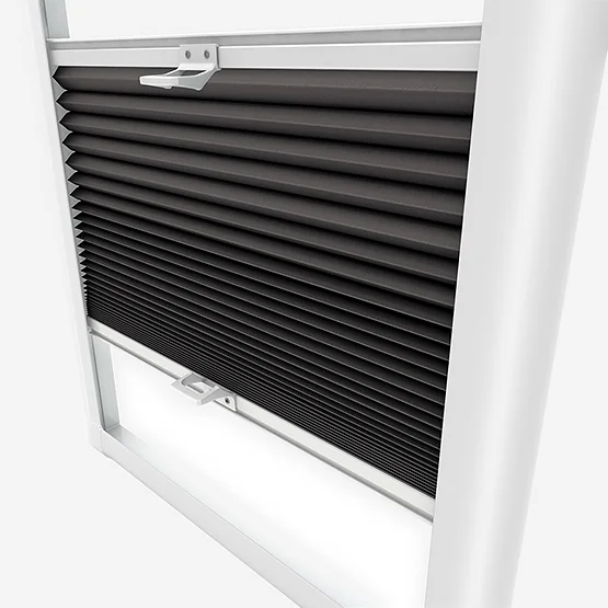 Double Sided EcoCell Blackout Espresso perfect_fit_pleated