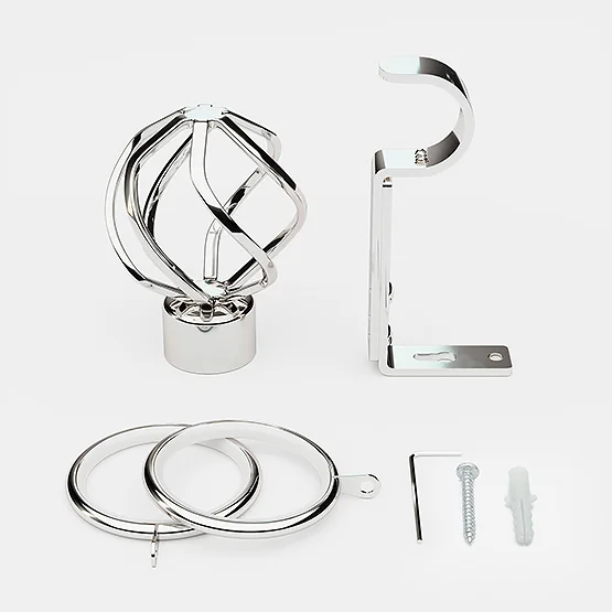 28mm Allure Polished Chrome Cage pole