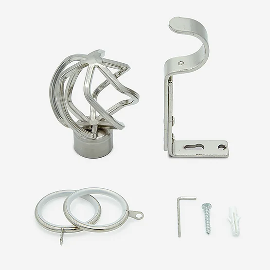 28mm Allure Stainless Steel Effect Cage pole
