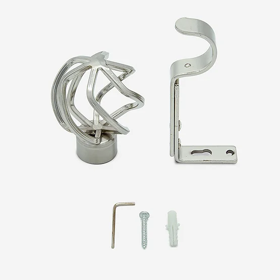 28mm Allure Stainless Steel Effect Cage Eyelet pole
