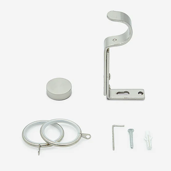 28mm Allure Classic Stainless Steel Stud Bay Window pole