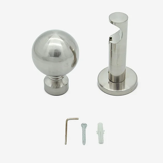 28mm Allure Signature Stainless Steel Ball Eyelet pole