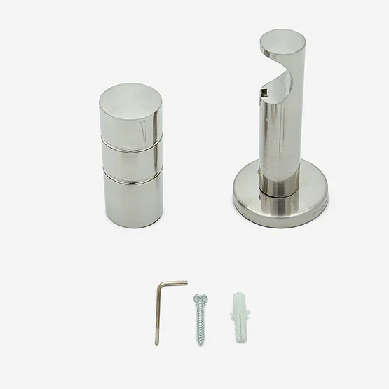 28mm Allure Signature Stainless Steel Effect Barrel Eyelet pole