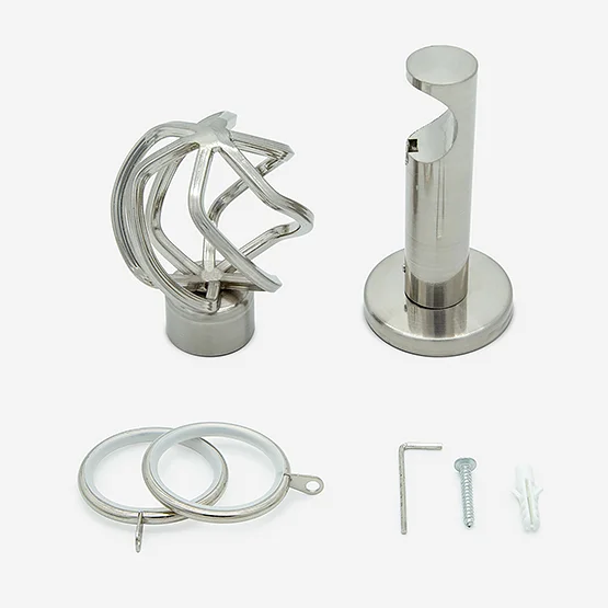 28mm Allure Signature Stainless Steel Effect Cage pole