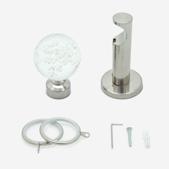 28mm Allure Signature Stainless Steel Glass Bubbles pole