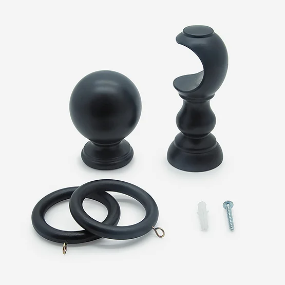 28mm Prime Black Ball pole